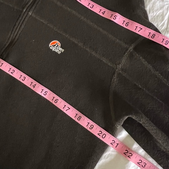 Lowe Alpine Women's Brown Quarter Zip Wool Blend Polartec Active Sweater Medium - Picture 12 of 14